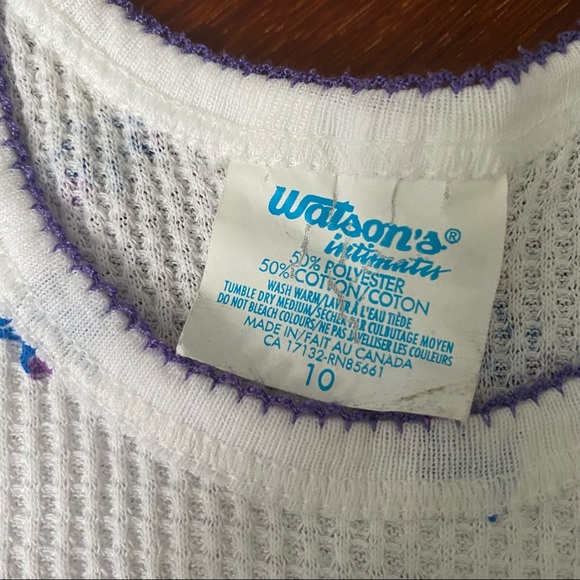 Vintage Watson’s Floral Kids T-Shirt - Picture 2 of 3